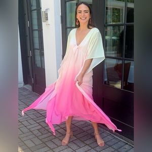 NWT BUDDY LOVE MAMIE CAFTAN DRESS - PAPAYA
